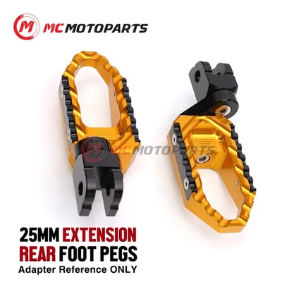 Para Ducati SportTouring ST2 2000-2003 1 pulgada estriberas traseras de pasajero descendentes Foto 1 de 4