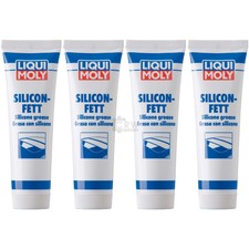 4x100g LIQUI MOLY 3312 Silicon-Fett transparent Schmierung Schmierfett