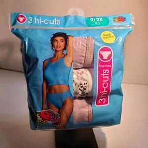 Fruit of the Loom Tag Free Womens Hi-Cut Panties. Package of Three. - Picture 1 of 18