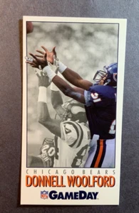 1992 GameDay Donnell Woolford Chicago Bears #404 NFL Football Oversize Card - Picture 1 of 2