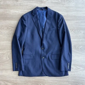 NWT J. Crew Ludlow Legacy Mens Italian Wool Flannel Blazer Navy Blue Size 38R - Picture 1 of 9