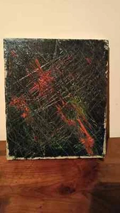 gemälde 80er abstrakt signiert - Bild 1 von 6