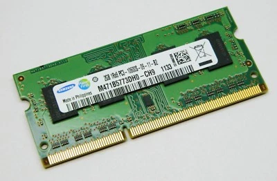 SAMSUNG 2GB RAM 1RX8 PC3-10600S  Laptop Memory  - Image 1 of 2