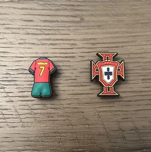 Ronaldo Portugal Soccer CROC CHARM NEW Collectible Fan Bundle - Picture 1 of 3