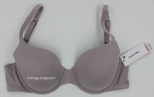 NWT Calvin Klein F3837 "Perfectly Fit" T-Shirt Microfiber Padded Bra Light Lilac - Picture 1 of 9