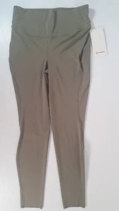 LULULEMON Base Pace HR High Rise Tight 28" Army Green BNWT Size 10 / UK 14 - Picture 1 of 17