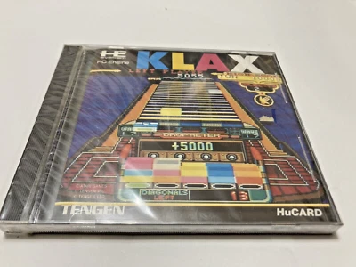 KLAX PC Engine Hu ard PCE Unopened shrink Japan JP Game - Image 1 of 4