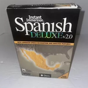 Topics Entertainment Instant Immersion Spanish Deluxe 2 - Full Version - 8 Discs - Picture 1 of 8