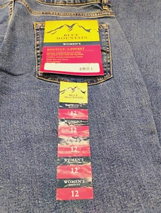 Jeans Blue Mountain tiro medio corte bootcut 5 bolsillos para mujer talla 12 nuevos con etiquetas - Imagen 1 de 4