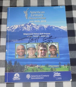 Jerry Rice Saberhagen Signed American Century Golf Tournament Program 49ers - Picture 1 of 2