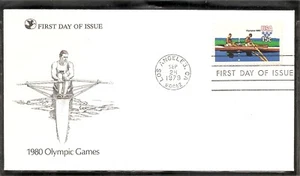 US SC # 1793 Rowing. FDC . Readers Digest Cachet - Picture 1 of 1