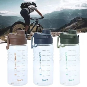 Auslaufsicher Durchsichtige Trinkflasche 1,5 Liter Wasserkrüge - Bild 1 von 14