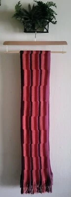Bufanda Tejida Nordstrom - Multicolor Ondulada Rayas Súper Suave Diseñador 10x70" Foto 1 de 4