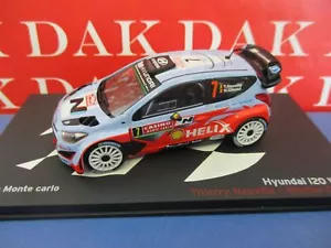 Die cast 1/43 Modellino Auto Hyundai i20 WRC Rally Monte Carlo 2014 T. Neuville - Foto 1 di 4