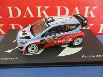 Die cast 1/43 Modellino Auto Hyundai i20 WRC Rally Monte Carlo 2014 T. Neuville - Immagine 1 di 4