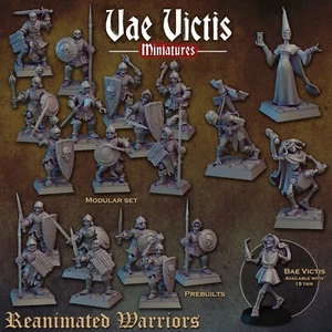 Vae Victis Miniatures Reanimated Warriors Vol 01 28mm Frostgrave Pathfinder - Bild 1 von 17