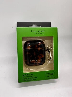 Kate Spade New York Apple AirPods Gen 1 and 2 Case w/Keychain - NEW