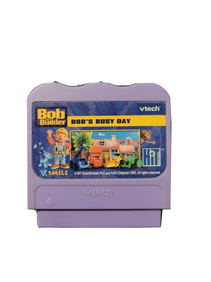 VTech V.Smile 2005 "Bob the Builder: Bob's Busy Day" Game Cartridge-Educational - Image 1 of 1
