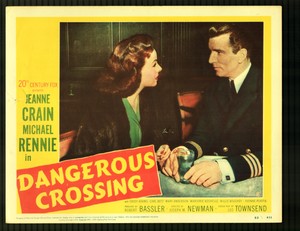 Dangerous Crossing 11"x14" Lobby Card #8 Jeanne Crain Michael Rennie