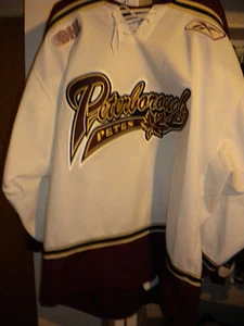 2008-2009 OHL CHL PETERBOROUGH PETES BRAD GEHL GAME WORN HOCKEY JERSEY - Picture 1 of 2