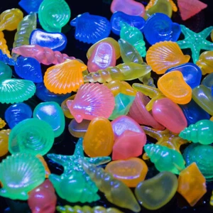 100 Pcs Luminous Stone Decoration Aquarium Pebble Stones for Fish Tank - Picture 1 of 4