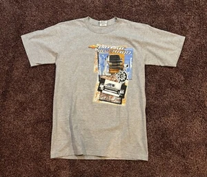 Vintage Jensen Grey Chevrolet Silverado Men's Large Short Sleeve Shirt Chevy - Picture 1 of 13