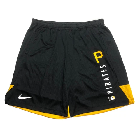 Mens Large Pittsburgh Pirates Nike Engineered team player issued shorts Cover