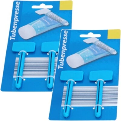 K. A. 4x Tubenentleerer Tubenausdrücker Tubenaufroller Tubenpresse Tubenquetscher blau