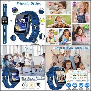 Reloj inteligente para juegos para niños, con 24 juegos, cámara de video con pantalla táctil HD, reproductor de música, - Imagen 1 de 8