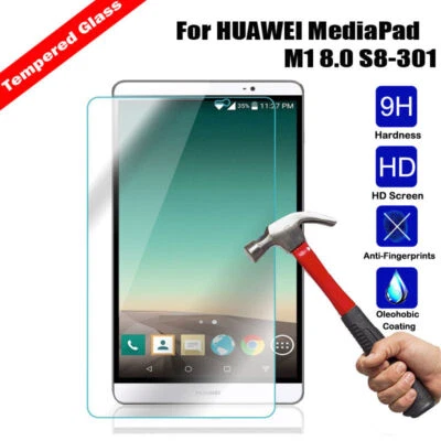 Protector de pantalla de vidrio templado 2 piezas Huawei Mediapad M3 Lite 10.1 T1 M2 T3 M5 M6 Foto 1 de 4