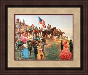Mort Kunstler Civil War Print The Grand Review Custom Framed - Picture 1 of 2