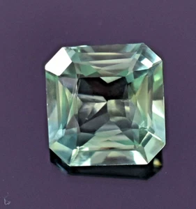 11.85 CT NATURAL UNHREATED PARTI SAPPHIRE-SRI LANKA CLARITY BLUE GREEN - Picture 1 of 10