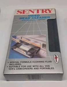 Vintage SENTRY Non-Abrasive VHS/VCR Video Head Cleaning Fluid Included Collect - Picture 1 of 3