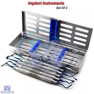 Dental Sinus Lift Elevators Microsurgery Sinus Tunneling Dental Cassette Set - Picture 1 of 5