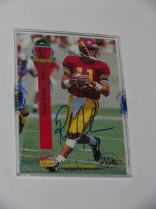 1995 Signature Rookies Rob Johnson Signature Prime Auto SP /3000 No. 23