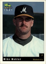 1991 Modesto A's Classic/Best #9 Mike Mohler