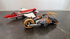 LEGO Plane And Race Bike. See Photos For Actual Items That You Will Receive. 