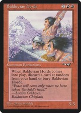 Balduvian Horde Alliances PLD Red Rare MAGIC THE GATHERING MTG CARD ABUGames