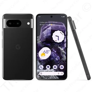 Unlocked Google Pixel 8 GA04803-US 6.2" OLED 128GB 50MP WiFi GPS NFC 5G Obsidian - Afbeelding 1 van 4