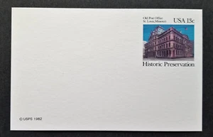 US 1982 Scott # UX97 Old Post Office St Louis MO - 13¢ postal card MNH Postcard - Picture 1 of 1