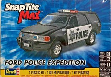 Snap Tite Max Ford Police Expedition Plastic Model Car Kit By Revell