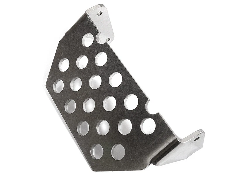 Realistic Stainless Steel Front Skid Plate for Axial SCX10 III Scale Crawler - Image 1 of 1