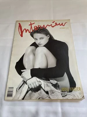 1989 September Interview Magazine, Jodie Foster (MH1) Foto 1 de 3
