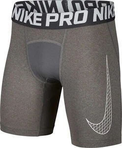 Nike Pro Boys' Dri-FIT Core Gray Compression Shorts L143837 Size Large - Picture 1 of 2