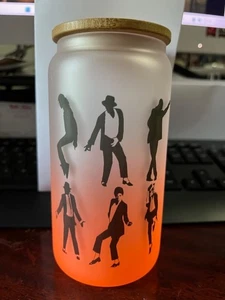 Michael Jackson 16 Unzen Hombre dunkelorange Becher NEU - Bild 1 von 1