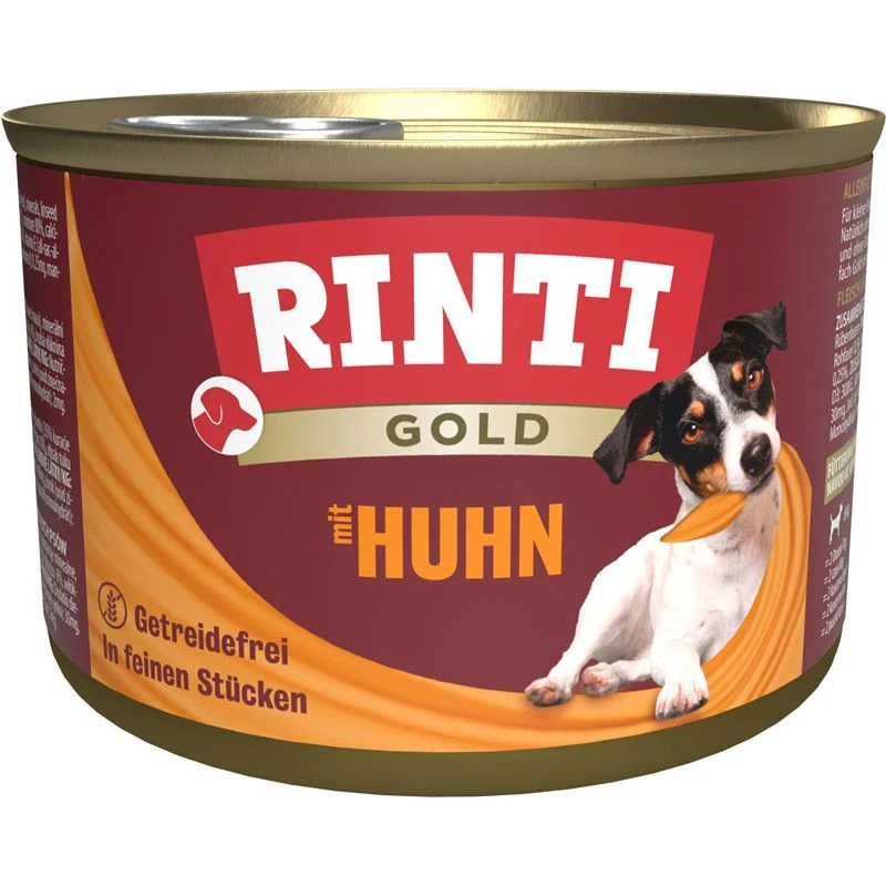 Rinti Gold mit Huhn | 12x185g Hundenassfutter - Bild 1 von 1