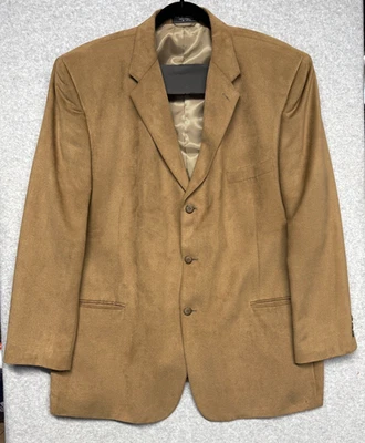 Blazer Bert Pulitzer Para Hombres L-52 SupraGamuza Abrigo Deportivo Chaqueta Poliéster Gamuza Look Foto 1 de 4