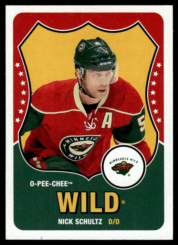 2010-11 O-Pee-Chee Retro Nick Schultz Minnesota Wild #433 - Image 1 of 2