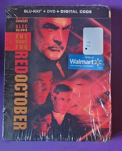 Hunt For Red October Limited Edition STEELBOOK Blu Ray + DVD Sealed With Tears - Imagen 1 de 4