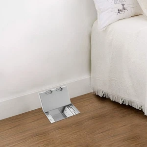 Modern Silver Hidden Floor Socket Box, Indoor Floor Recessed Electrical Outlet - Picture 1 of 14